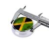 Old Jamaican Flag 3 Compartment Medicine Pill Case, Printed Travel Pill Box for Purse & Pocket, Cute Portable Pill Organizer Box Medicine Vitamin Holder Organizer view 4