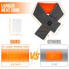 Girasol Heated Neck Wrap Heated Scarf for Neck Pain Relief, Neck Heating Pad with 5000mAh Power Bank, Cordless Thermal Neck Brace Electric Heated Neck Warmer with 3 Heating Levels (Dark Grey) view 3