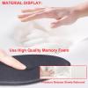 2 Pairs Memory Foam Insoles,Cushion Shoe Insoles Shock Absorbing for Foot Pain Relief,Shoe Insoles,Comfortable Inner Insoles for Men Women Relieves (Black, Men US 13) view 3
