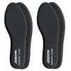 2 Pairs Memory Foam Insoles,Cushion Shoe Insoles Shock Absorbing for Foot Pain Relief,Shoe Insoles,Comfortable Inner Insoles for Men Women Relieves (Black, Women US 13/Men US 11) view 1