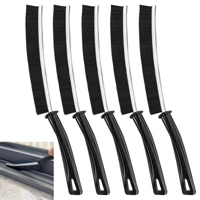 FANTEXY 5 Pieces Crevice Cleaning Brush, Thin Gap Cleaning Brushes Crevice Cleaner Tool, Thin Hard Brush for Cleaning, Small Cleaning Brush for Kitchen,Bathroom,Household,Windows Groove,Faucet,Sinks