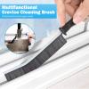 FANTEXY 5 Pieces Crevice Cleaning Brush, Thin Gap Cleaning Brushes Crevice Cleaner Tool, Thin Hard Brush for Cleaning, Small Cleaning Brush for Kitchen,Bathroom,Household,Windows Groove,Faucet,Sinks view 2