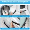 FANTEXY 5 Pieces Crevice Cleaning Brush, Thin Gap Cleaning Brushes Crevice Cleaner Tool, Thin Hard Brush for Cleaning, Small Cleaning Brush for Kitchen,Bathroom,Household,Windows Groove,Faucet,Sinks view 3