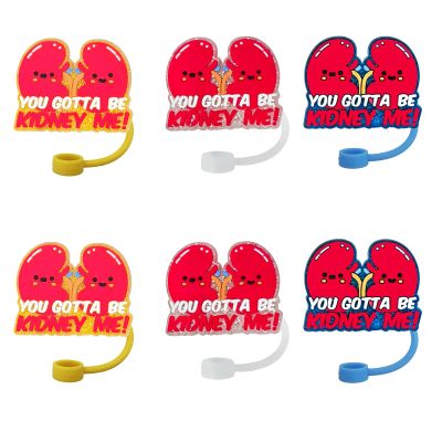 12pcs Bling Glitter Kidney Reusable Food Grade Silicone Straw Sleeve Caps, Suitable for Party Favors,Friends Gathering Stationery Birthday Party Favor, Dustproof Soft Straw Covers for 10mm Straws