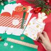SOFPLATE 12Pcs 4 Styles House Gift Box Christmas Favor Boxes Small Red Green White Paper Box Holiday Goodie Wrapping Boxes for Packaging Present Candy Cookie Cupcake Birthday Party Favor Supplies view 3