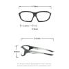 willochra 2024 Full lens Readers Wrap Around Sport Magnifying Safety with Reading Glasses Protective Goggles for Men F27 (black, 3.25, x) view 4