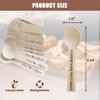 100 Pcs Custom Wooden Spoon Disposable Personalized 4 Inch Wood Small Spoons Cutlery for Dessert Ice Cream for Wedding Party Supplies Birchwood Biodegradable Compostable (Natural) view 3