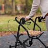Luarisgur Walker Seat Covers for Ladies Thanksgiving Walker Accessories Walkers Pumpkin Fall Leaves Walkers for Seniors with Seat Covers Gifts Printed Rollator Walker Seat and Backrest Covers view 4