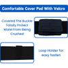 Homymusy 60 Inch Adjustable Gait Belts for Seniors - Comfortable Buckle Protect Cover Keep Belt Buckle Reaching the Waist,Supports up to 350 lbs(Black, 60INCH Quick Release Buckle) view 4