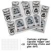18pcs Glitter Poop Fly Toilet Dessert Cupcake Topper Pick for Funny 30! Theme Decor Supplies Men Women Happy 30th Birthday Party Decoration view 3