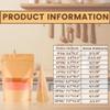 EIOFG Packaging 100PCS Kraft Paper Bags with Window(3.6" X 5.5"), Resealable Paper Bags for Food Storage, Stand Up Treat Bag Reusable for Candy, Cookie, Heat Seal Paper Bag for Small Business view 2
