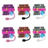 12pcs Bling Glitter Princess Reusable Food Grade Silicone Straw Sleeve Caps, Suitable for Party Favors,Friends Gathering Stationery Birthday Party Favor, Dustproof Soft Straw Covers for 10mm Straws view 1