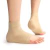 Achilles Tendon Heel Protector Compression Padded Sleeve Socks Premium Gel Heel Socks for Haglunds Bump, Bursitis, Tendonitis & Tenderness - 1 Pair - Beige - Regular Size view 1