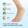 Achilles Tendon Heel Protector Compression Padded Sleeve Socks Premium Gel Heel Socks for Haglunds Bump, Bursitis, Tendonitis & Tenderness - 1 Pair - Beige - Regular Size view 2