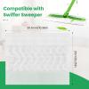 60 Count for Swiffer Dry Cloths Compatible with Swiffer Sweeper, Sweep & Mop Deluxe 2-in-1 Floor Mopping and Limited Edition Pink Wicked, Cleaning Dust and Hair, for Swiffer Dry Sweeping Cloths view 2