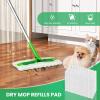 60 Count for Swiffer Dry Cloths Compatible with Swiffer Sweeper, Sweep & Mop Deluxe 2-in-1 Floor Mopping and Limited Edition Pink Wicked, Cleaning Dust and Hair, for Swiffer Dry Sweeping Cloths view 3