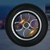 10in Solid Wheel Tyre Replacement Caster Wheel No Need to Inflate Wheelchair Wheels for Electric Front Wheelchair 2pcs Easy to Install(Gray) view 3