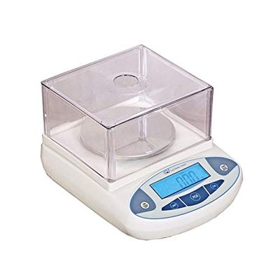 0.001g Precision Electronic Scale for Laboratory Mechanical Balance Jewelry Weighting Scale Tare and PCS Funtion (500g/0.001g)