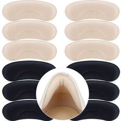 6 Pairs Heel Grips Pads for Loose Shoes - Half Size Reducer, Anti-Slip & Blister Prevention for Heels - Fits Heels, Flats, Sneakers, Loafers & Dress Shoes