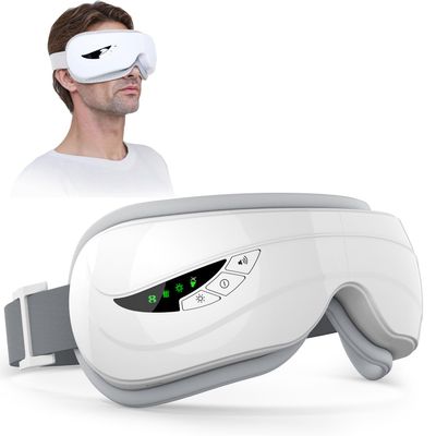 Eye Massager with Heat,Music,Compression, Heated Eye Mask Massage for Migraines & Headache Relief, Reduce Dry Eyes Improve Sleep, Reduce Strain. Birthday and Valentines Day Gifts for Women Men Him