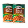 Grace Baked Beans 14oz - 2 Pack Canned Baked Beans - Source of Plant Based Protein & Fiber, Gluten Free, Low Fat view 1