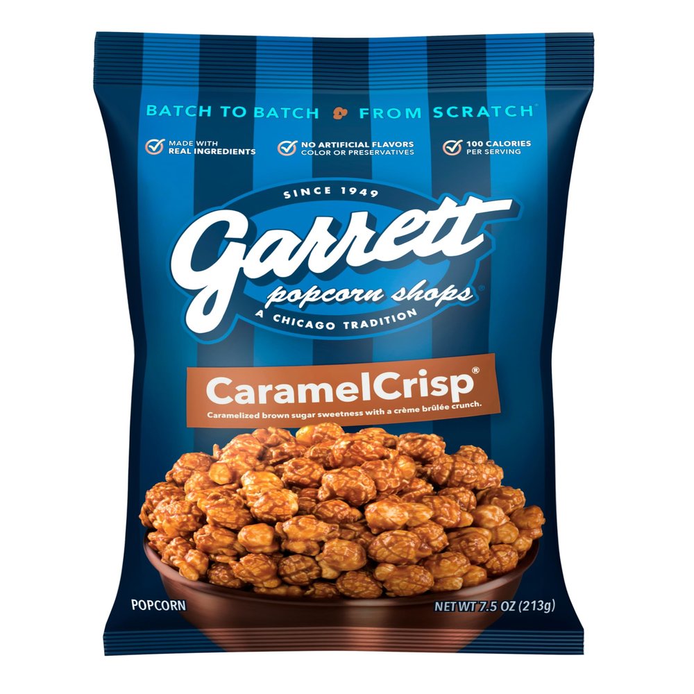 NineLife Basics G.ARRETT BRANDS Popcorn Caramel Crisp 7.5 oz (Pack of 12)