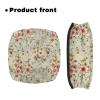 Gomyblomy Floral Rollator Walker Seat Cover and Backrest Cover Set Rollator Walker Accessories for Seniors Breathable Soft Seat Covers Universal Fit for Most Walkers view 2