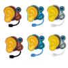 12pcs Bling Glitter Cochlea Reusable Food Grade Silicone Straw Sleeve Caps, Suitable for Party Favors,Friends Gathering Stationery Birthday Party Favor, Dustproof Soft Straw Covers for 10mm Straws view 1