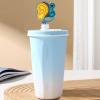 12pcs Bling Glitter Cochlea Reusable Food Grade Silicone Straw Sleeve Caps, Suitable for Party Favors,Friends Gathering Stationery Birthday Party Favor, Dustproof Soft Straw Covers for 10mm Straws view 4