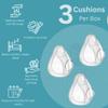 CPAPi Solutions F20 Replacement Cushions 3-Pack (Large)  Compatible with AirFit & AirTouch CPAP Masks, Soft Silicone Seal, Snug Fit for Nose & Mouth, Durable & Comfortable view 2