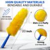 US Duster Company Static Duster  23-inch Electrostatic Duster  Long and Flexible Static Feather Duster  Soft Nylon Fibers  Long Duster for Home Cleaning  Attracts Dust Like a Magnet view 2