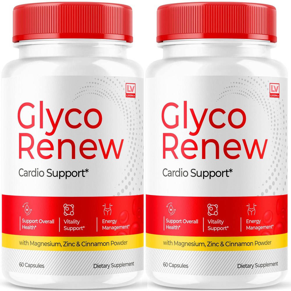 (2 Pack) Glyco Renew Capsules - Official GlycoRenew Advanced Premium Pills Supplement Support - Maximum Strength, All Natural Formula for Overall Health & Wellness Reviews, 120 Capsules for 2 Months
