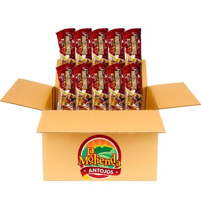 La Molienda - Paketon Spicy Chili Peanut Snack 6.35oz (180g) - 10 Pack, Mexican Peanuts, Cacahuates, Mexican Snacks from Mexico