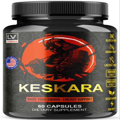 Keskara Pills for Men, Keskara Capsules for Men, Keskara Premium Supplement Support - All Natural Formula, Keskara Advanced Formula, 60 Capsules for 1 Month