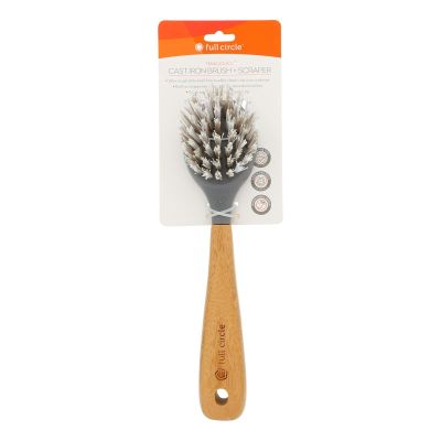 NineLife Basics F.ull Circle Home - Tenacious C Cast Iron Brush and Scraper (Pack of 6)