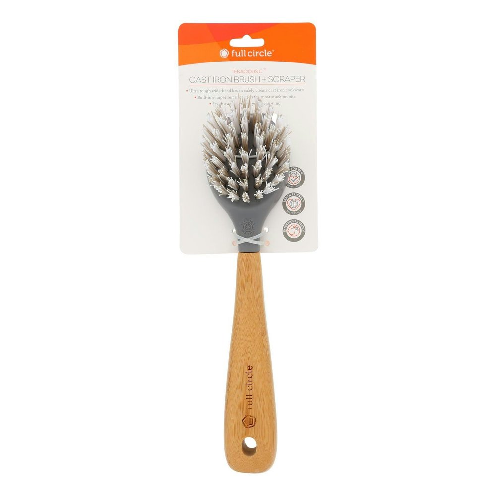 NineLife Basics F.ull Circle Home - Tenacious C Cast Iron Brush and Scraper (Pack of 6)