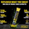 MHP Impact Hydration Electrolyte Creatine Sports Drink Stick Pack, No Artificial Sweeteners or Colors, Performance, Recovery, Lemon Lime, 14 Count view 3