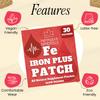 Himalaya Naturals Fe Iron Strength Topical Patch - Transdermal Iron Plus Patch for Deficiency Support, Blood Levels, Energy, and Enhances Vitality - 30 Patches view 3