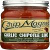 Chip Magnet Salsa - Garlic Chipotle Lime - Classic Chunky Salsa - Medium - Case Of 4-16 Oz Jars view 1