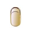 Small lighter, windproof blue flame lighter, metal portable lighter, adjustable flame size, butane refillable lighter, gift for women(Gold) view 1
