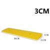 BERWDUXA 2" 3" 4" 5" Rise Threshold Ramp, Rubber Curb Ramp, Heavy Duty Wheelchair Ramp, Non-Slip Driveway Ramp, Kerb Ramp for Scooters Cars Trailer Truck Bike(Y,50x13x3cm/20x5x1.2in) view 2