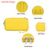 Elonbo Diabetic Supplies Travel Case, Diabetic Supply Organizer Bag, Glucose Meter Storage Case, Insulin Pen Carrying Case for Glucose Monitor, Blood Sugar Test Strips, Lancets, Syringe, Yellow view 4