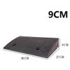 BERWDUXA 2" 3" 4" 5" Rise Threshold Ramp, Rubber Curb Ramp, Heavy Duty Wheelchair Ramp, Non-Slip Driveway Ramp, Kerb Ramp for Scooters Cars Trailer Truck Bike(Black,50x27x9cm/20x10.6x3.5in) view 2