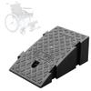 BERWDUXA Non-Slip Kerb Ramp, Plastic Threshold Ramps, 16/19cm Rise Driveway Curb Ramps, Wheelchair Ramps for Sidewalk, Doorways, Vehicles, Bike, Motorcycle(Black,25x40x16cm) view 1