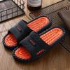 HONGFSM Shower Shoes Quick Drying Anti-Slip Bathroom Slippers Men Women Massage Sandals Home Outdoor Indoor Couple Slippers Bath Pool Gym Casual Sandals(Orange,8.5/9) view 2
