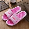 HONGFSM Comfort Shower Shoes Non Slip Quick Drying Bathroom Slippers Women Men Massage Sandals Home Couple Slippers for Living Room, Pool, Beach, SPA, Public Showers, Indoor, Outdoor(Pink,5.5/6) view 2