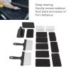 WSJKASJW for Griddle Cleaning Kit Oil Removal Anti Hot Handle Multifunctional Grill Cleaning Kit (15Pcs) view 4