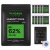 VIVOSUN 62% RH Two-Way Humidity Control Packs, Size 8 g, 10 Packs, Each for Storing 1 oz, Moisture Balancer with RH Indicator Card for Food Storage view 1
