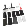 WSJKASJW for Griddle Cleaning Kit Oil Removal Anti Hot Handle Multifunctional Grill Cleaning Kit (14Pcs) view 4