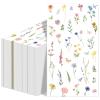 100Pcs Wildflower Napkins Party Decorations Disposable Floral Cocktail Napkins Butterfly Decorative Paper Flower Napkins Guest Bathroom Hand Towels for Wedding Bridal Baby Shower Birthday Tea Party view 1
